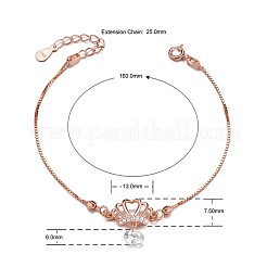 925 стерлингового серебра шарм браслеты JB364A