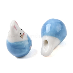 Perles en porcelaine manuelles&nbsp;PORC-G015-04E