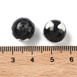 Стеклянные эмалевые бусины ручной работы&nbsp;GLAA-K070-45C