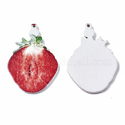 Pendentifs en bois peints à la bombe&nbsp;WOOD-N007-124