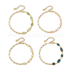 Bracelets en pierres naturelles mélangées&nbsp;BJEW-JB14298