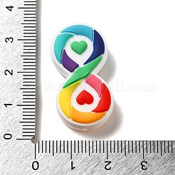 Perline focali in silicone a tema autismo infantile&nbsp;SIL-P007-C04