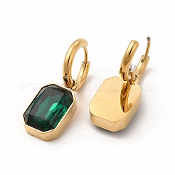 Серьги-кольца из нержавеющей стали 304 с ионным покрытием (IP) EJEW-C017-06G-01