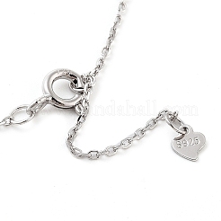 925 серебро с ожерельями из ракушек STER-Z009-17P