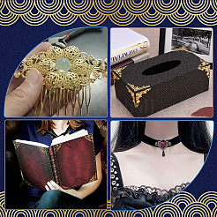 5 стиль железные филигранные соединительные звенья IFIN-PH0001-97AB