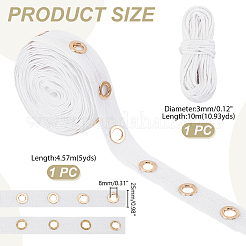 5 ярд хлопчатобумажных лент с люверсами OCOR-GA0001-77A