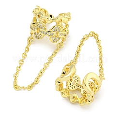 Серьги-манжеты из циркония EJEW-C104-016G