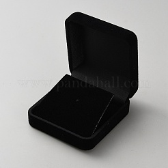 Флокированные коробки для значков и медалей из АБС-пластика&nbsp;CON-WH0200-02B