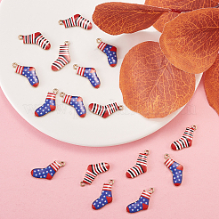 20шт 2 цвета сплава эмаль рождественские тематические подвески PALLOY-CJ0001-138