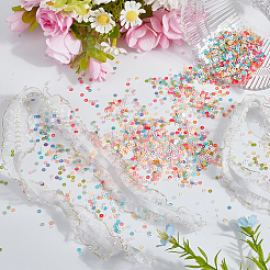 120 г двухцветных пластиковых бусин из ПВХ&nbsp;DIY-ME0002-18