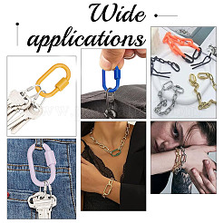 5 шт. 5-х цветные карабины из сплава с винтовым фиксатором FIND-FI0001-12