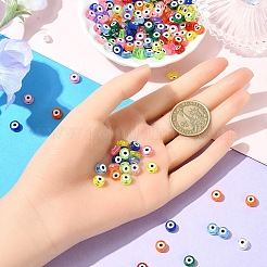 200 шт. Прозрачные акриловые бусины&nbsp;TACR-YW0002-08M