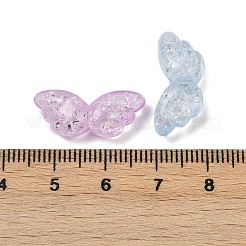 Прозрачных бусин акриловые треск OACR-B031-10