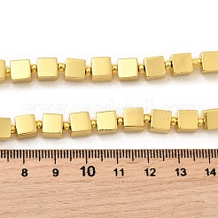 Стеклянные бусины с гальваническим покрытием &nbsp;EGLA-F166-03A