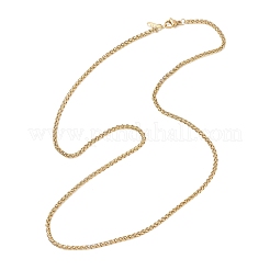 Ожерелья из цепочек пшеницы из нержавеющей стали 304 толщиной 2.5 мм&nbsp;NJEW-JN05719