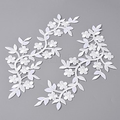 Computergesteuerte Stickerei aus Pflaumenblüten-Baumwolle zum Aufnähen&nbsp;PATC-WH0001-70D