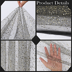 1 m Pailletten-Polyester-Organza-Stoffe&nbsp;DIY-CY0001-84C