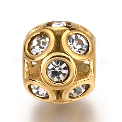 Ионное покрытие (IP) 304 нержавеющая сталь европейские бусины&nbsp;STAS-O097-120E