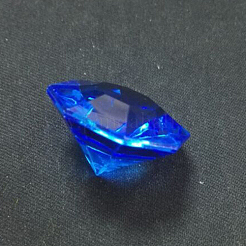 Акриловый горный хрусталь обратил назад кабошоны&nbsp;LS-GACR-WH0001-01D