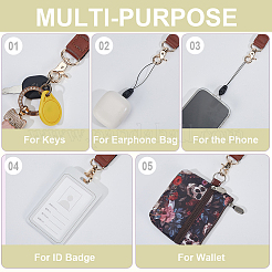 Эластичные шейные ремни из полиэстера&nbsp;AJEW-CL0001-43B