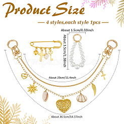 Наборы декоративных цепочек для сумок HJEW-MA00031