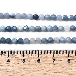 Натуральные синие опаловые бусы&nbsp;G-P603-C-4mm-04