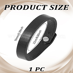 1 шт. панк ретро этнический стиль браслеты из кожи ручной работы для мужчин&nbsp;BJEW-LP0001-07