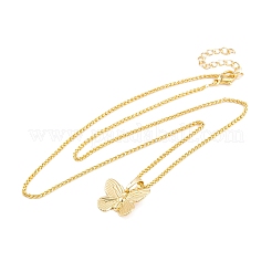 Ожерелья с подвеской из латуни NJEW-S423-01G