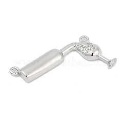 Латунные микро проложить кубического циркония подвески&nbsp;KK-G522-48P