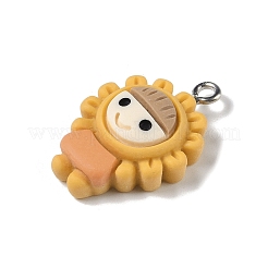 Подвески из непрозрачной смолы RESI-S403-05B