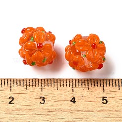 Perles vernissées manuelles&nbsp;LAMP-B025-03A-08