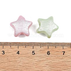 Текстурированные непрозрачные бусины из АБС-пластика&nbsp;MACR-K361-13