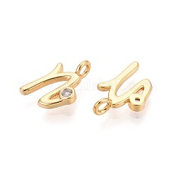 Латунные микро проложить кубического циркония подвески KK-N263-97G-N