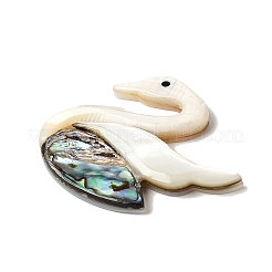 Кабошоны из натуральных пресноводных раковин&nbsp;SHEL-C009-02