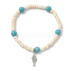 3 шт. 3 стильных браслета из сплава с подвесками&nbsp;BJEW-JB12286