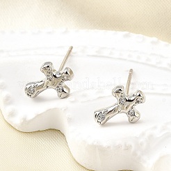 Серьги-гвоздики из циркония EJEW-M103-07P