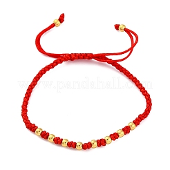 Плетеные браслеты из полиэфирного шнура для женщин BJEW-L698-03G-02