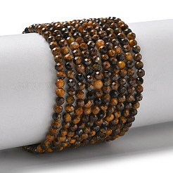 Природных тигровый глаз бисер нитей&nbsp;G-L651-C14-3mm