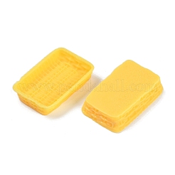 Cabochon in resina a forma di cestino in rattan&nbsp;RESI-Q014-07G