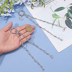 2 шт. сплав звеньев цепи для ремней безопасности&nbsp;HJEW-SP0001-43