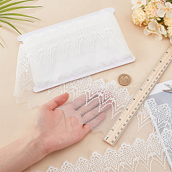 7.5 ярд кружевной отделки из молочного волокна OCOR-FG0002-48