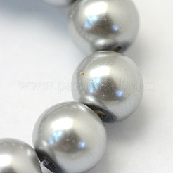 Perles de verre nacrées cuites au four&nbsp;X-HY-Q330-8mm-34