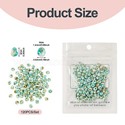 Perline di vetro picasso&nbsp;SEED-TADJ0001-05H