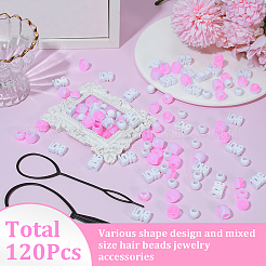 1 bolsa de herramienta de trenzado de cabello de plástico&nbsp;FIND-PA0001-60