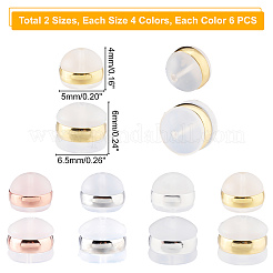 48 dado per orecchie in plastica tpe stile 8 pezzi&nbsp;KY-DC0001-01