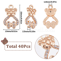 Подвески со стразами из сплава ALRI-SC0001-28