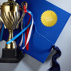 34 лист хорошо сделанных самоклеящихся наклеек с тиснением золотой фольги&nbsp;DIY-WH0509-040