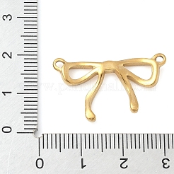 Подвески-бантики из нержавеющей стали 304&nbsp;STAS-R162-04G