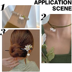 300 шт. 3 стиля прозрачных и непрозрачных акриловых колпачков для бусин-цветов&nbsp;MACR-AR0001-25