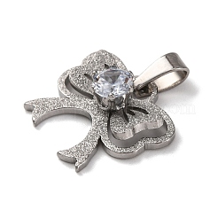 Подвеска с бриллиантами из нержавеющей стали 304&nbsp;STAS-U018-01P-1